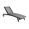 Armen Living Chateau Outdoor Patio Adjustable Chaise Lounge Chair in Eucalyptus Wood and Gray Rope 840254336032 - alternate 1